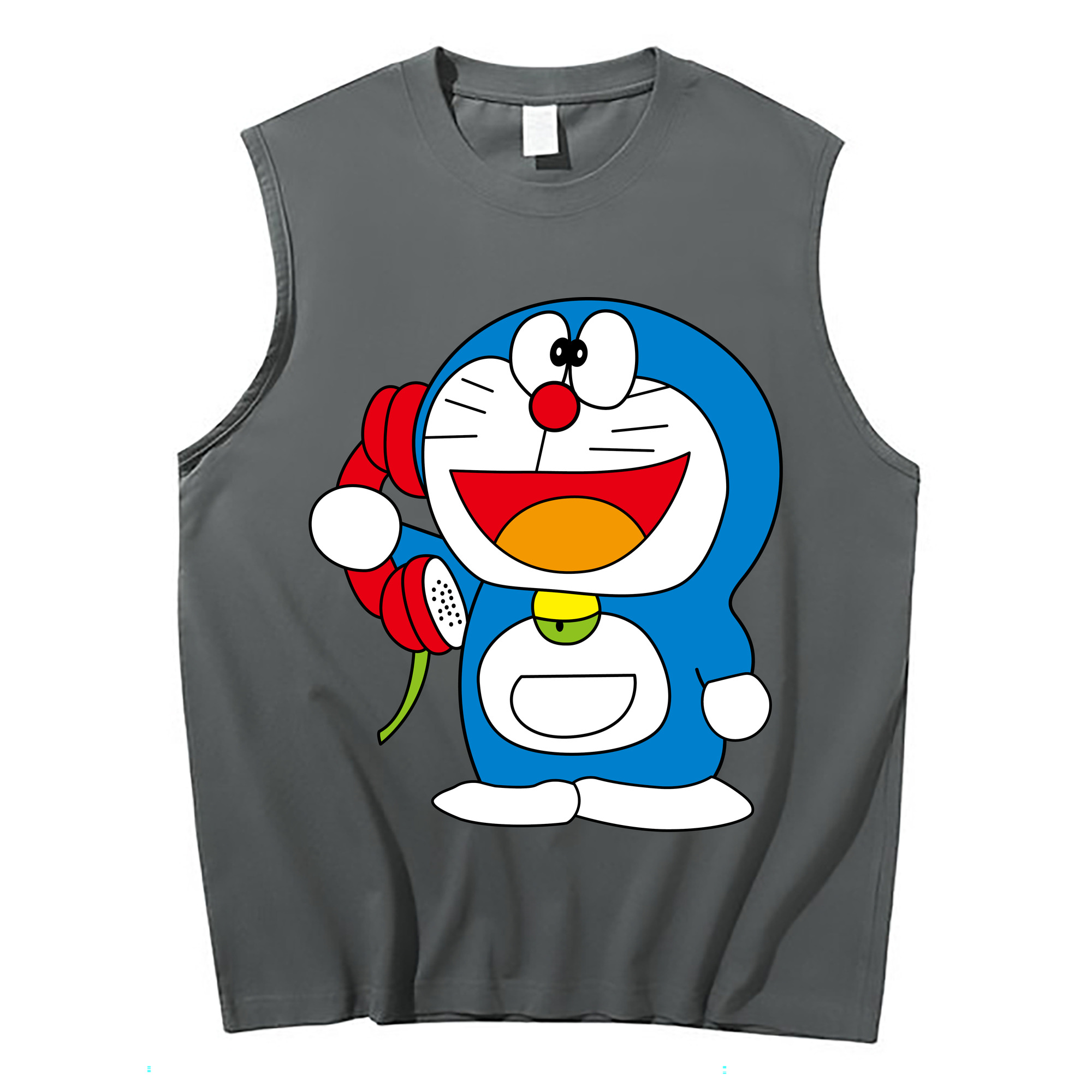 （画像用） ドラえもん Doraemon コットン100％タンクトップ（フロントプリント）